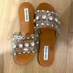 Steve Madden rhinestone sandals